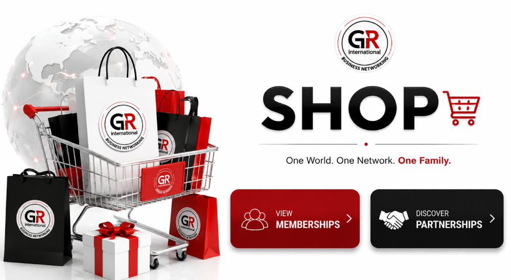 GR International Shop — One World. One Network. One Family.